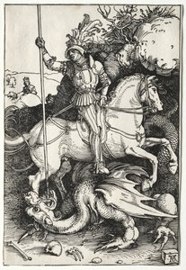 セント・ジョージ・キリング・ザ・ドラゴン 作： Albrecht Dürer
