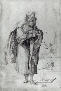 セントポール、1523年（紙にペンとインク） 作： Albrecht Dürer