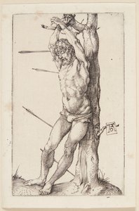 木の上の聖セバスチャン 作： Albrecht Dürer