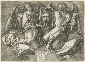二人の天使が見せるスダリウム 作： Albrecht Dürer