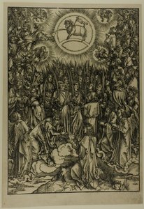 子羊の崇拝 - 選ばれし者の賛美歌、黙示録より 作： Albrecht Dürer