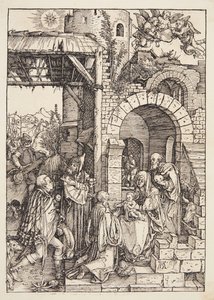 魔術師の崇拝 作： Albrecht Dürer