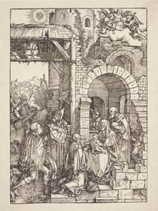 魔術師の崇拝 作： Albrecht Dürer