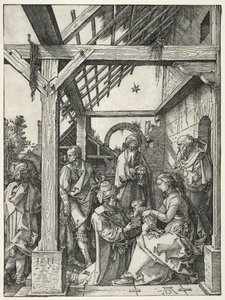 魔術師の崇拝 作： Albrecht Dürer