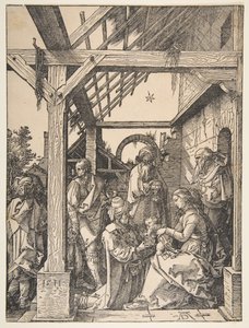 賢者の礼拝、1511年。 作： Albrecht Dürer