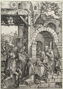 賢者の礼拝c。 1501-1503。 作： Albrecht Dürer