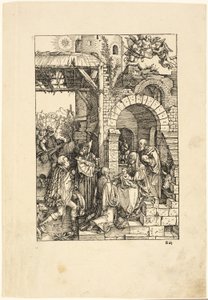 『聖母の生涯』より 賢者の礼拝 作： Albrecht Dürer