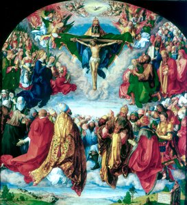 三位一体の礼拝、ランダウアー祭壇画、1511 作： Albrecht Dürer