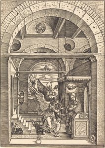 受胎告知 作： Albrecht Dürer
