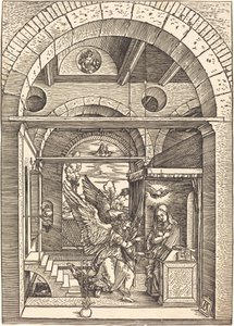 受胎告知 作： Albrecht Dürer
