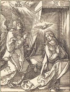 受胎告知 作： Albrecht Dürer