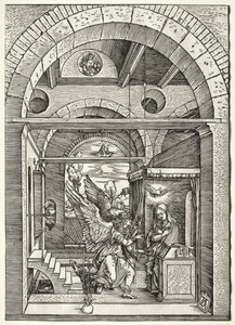 受胎告知 作： Albrecht Dürer