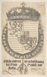 ハンガリーの王、ボヘミアのフェルディナンド1世の腕.nd 作： Albrecht Dürer