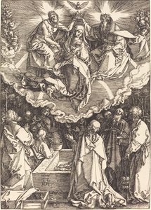 処女の仮定とcor冠式 作： Albrecht Dürer