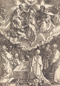 聖母被昇天と戴冠式、1510年。 作： Albrecht Dürer