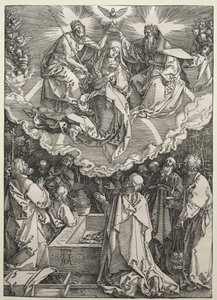 聖母の被昇天と戴冠、1510年。 作： Albrecht Dürer