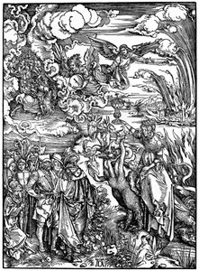 バビロニアの娼婦、1498年、1936年。 作： Albrecht Dürer