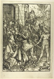『大いなる受難』より「十字架のベアリング」 作： Albrecht Dürer