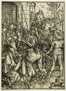 『大いなる受難』より「十字架のベアリング」 作： Albrecht Dürer