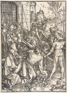 大きな受難からの十字架のベアリング.nd 作： Albrecht Dürer