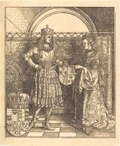 ブルゴーニュのマリアとマクシミリアンの婚約 作： Albrecht Dürer