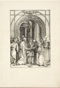 『聖母の生涯』より「聖母の婚約」 作： Albrecht Dürer