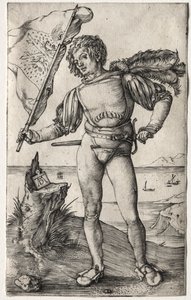 ブルゴーニュの旗手 作： Albrecht Dürer