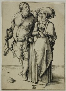 コックと彼の妻 作： Albrecht Dürer