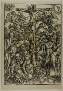 はりつけ、『大いなる受難』より 作： Albrecht Dürer