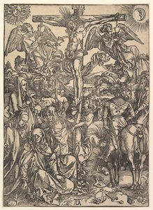 大きな受難からのはりつけ、ca。 1498年。 作： Albrecht Dürer