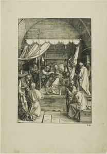 『聖母の生涯』より「聖母の死」 作： Albrecht Dürer