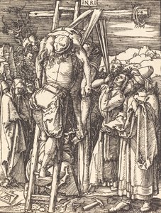 十字架からの降下、おそらくc。 15091510。 作： Albrecht Dürer