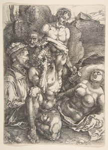 デスパレートな男、ca。 1515。 作： Albrecht Dürer