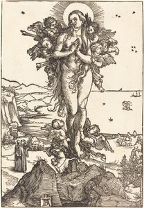 聖マグダラのマリアの昇格 作： Albrecht Dürer