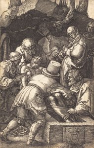 埋葬、1512年。 作： Albrecht Dürer