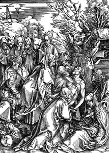 「埋葬」、c1497-c1500。 作： Albrecht Dürer