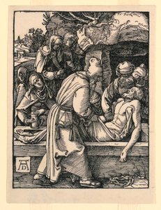 The Enombment, from The Little Passion Series 作： Albrecht Dürer