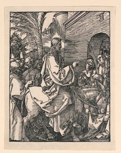 リトル・パッション・シリーズより、エルサレムへのキリストの入場 作： Albrecht Dürer