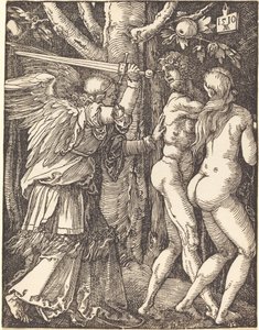 パラダイスからの追放 作： Albrecht Dürer