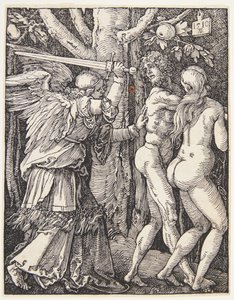 楽園からの追放 作： Albrecht Dürer