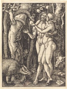 人間の堕落 作： Albrecht Dürer