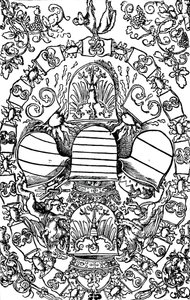 5つの帝国の紋章、1515 1906 作： Albrecht Dürer