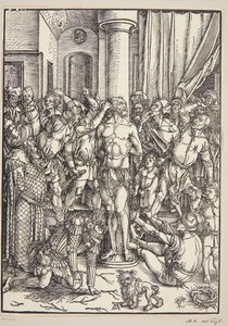 むち打ち 作： Albrecht Dürer