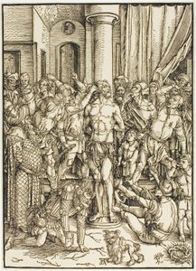 ザ・フラジェレーション、『大いなる受難』より 作： Albrecht Dürer