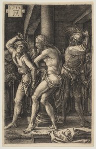 1512年、The Passionの鞭打ち。 作： Albrecht Dürer