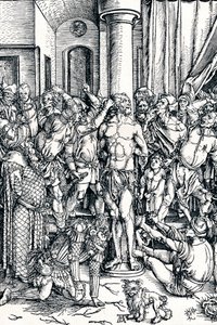 キリストの鞭打ち、1498 1906 作： Albrecht Dürer