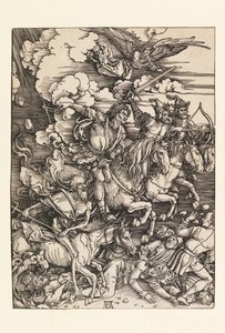 黙示録の四騎士 作： Albrecht Dürer