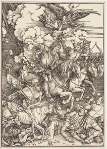 黙示録の四騎士 作： Albrecht Dürer