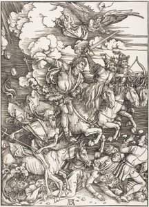 黙示録の四騎士、黙示録より 作： Albrecht Dürer