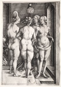 4人の魔女 (4人の裸の女性) 作： Albrecht Dürer